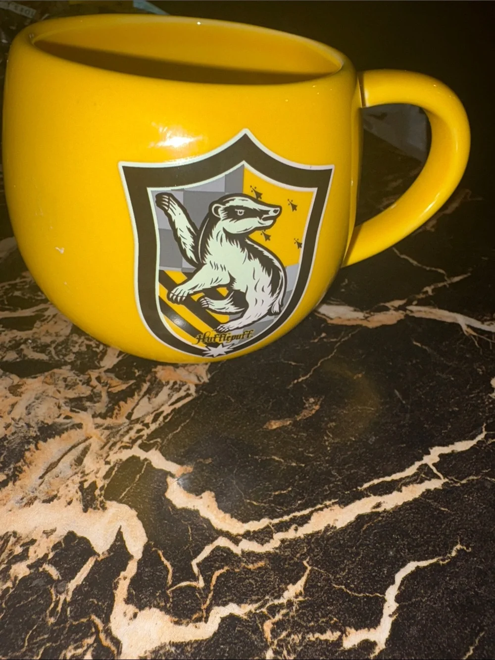 Warner Bros. Harry Potter Yellow Ceramic Mug